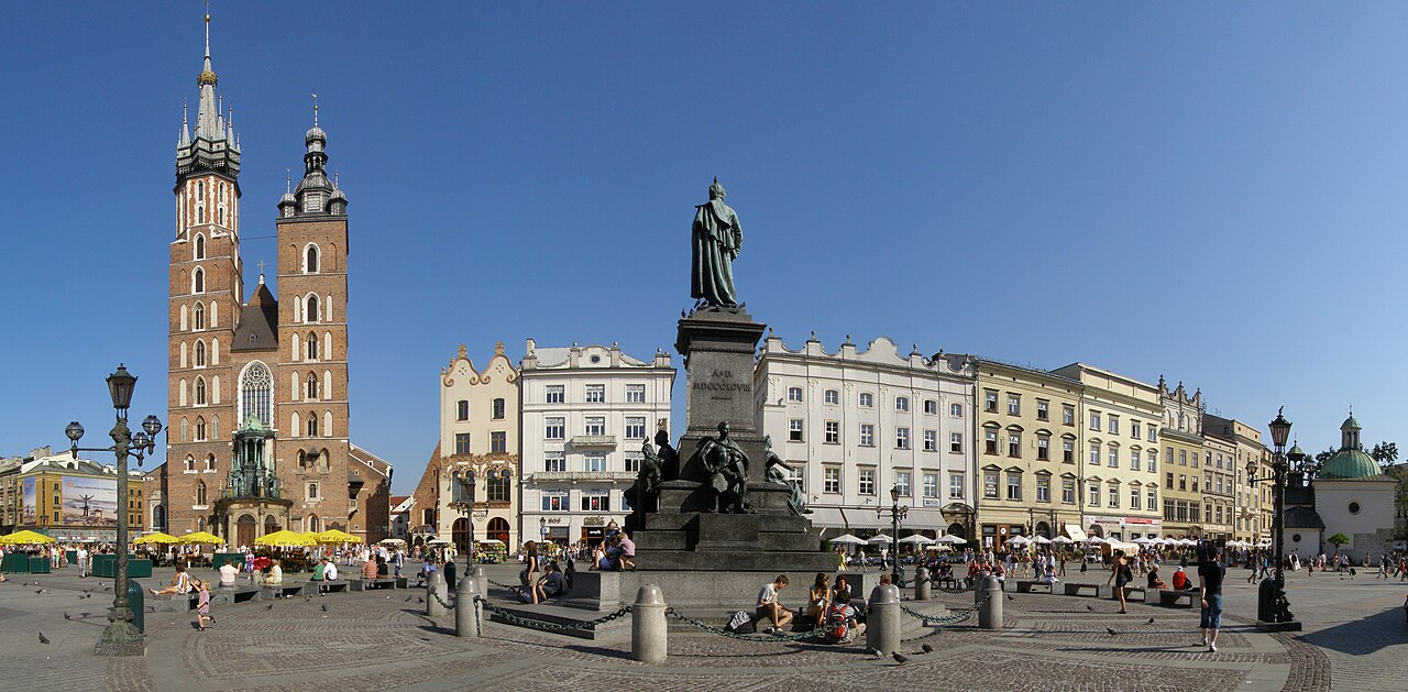 Echt locatiebeeld van Krakau