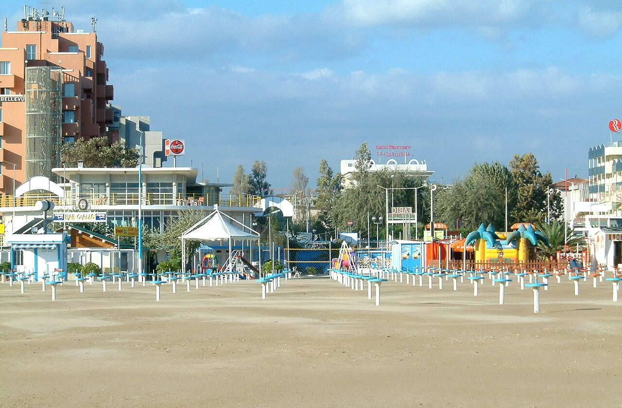 Echt locatiebeeld van Rimini